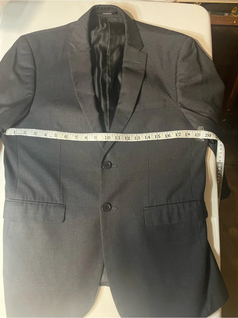 Elegant Charcoal Men's Blazer